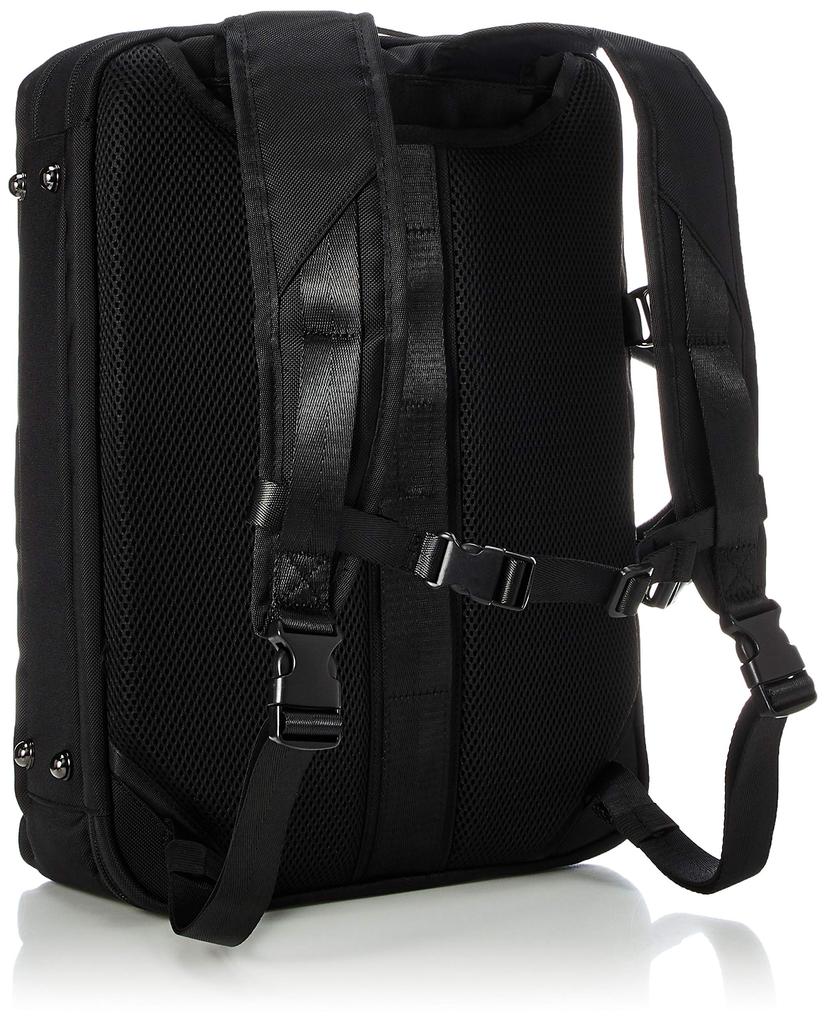 Hideo Wakamatsu Louver 3-Way Large Business Bag