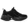 Skechers Stamina V3 Fabric Synthetic Leather Mecha Shoes Generation Three Sports Comfort Low Top Casual Shoes Women Sneakers Black 896151-BBK