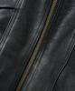 Noirer Antique Cow Leather High-Neck Blouson (Black)