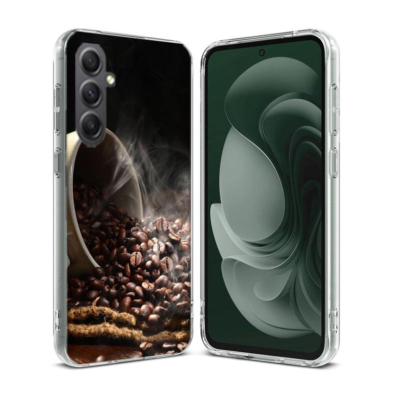 Newly Baked Coffee Beans Phone Case for Samsung A16 A26 A36 A56 A17 A37 A57 A07 A06 A02S A03 A04S A05S Galaxy Note 20 10 A50S A7