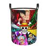 One Piece Roronoa Zoro Luffy Nami Laundry Basket Large Capacity Clothing Storage Bin Usopp Sanji Nico Robin Laundry Hamper