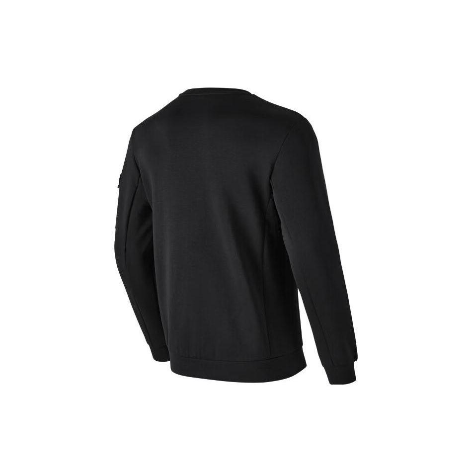 Skechers Pullover Performance Series Color Block Crew Neck Knit Sweatshirt Men Sweatshirt Carbon-Black P124M006-0018