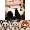 Plush Panda Toy Cartoon Child Bedroom Decoration Scene Doll Raccoon Backpack