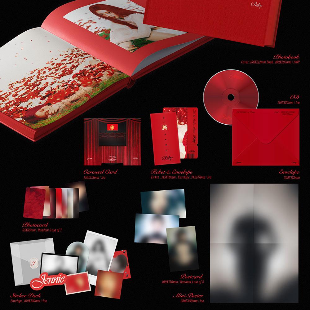 (PHOTOBOOK VER.) JENNIE (BLACKPINK) [Ruby] The 1st Studio Album