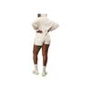 Adidas Originals X Ivy Park Solid Color Cropped Pullover Long Sleeve Hoodie Women hoodies White HY2649