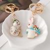 European & American Christmas Tree Keychain - Cute Drip Oil Metal Pendant Ornament