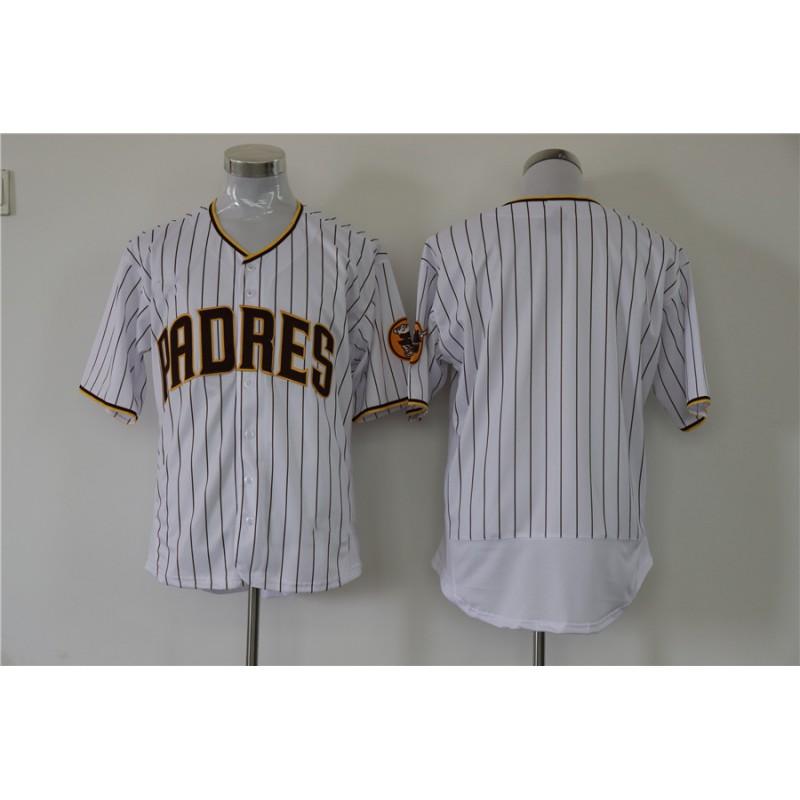 San Diego Padres Fan Fotbalový dres Unisex Vyšívaný Sportovní Top Pruhovaný Design Bavlněná Směs Podzimní Oblečení