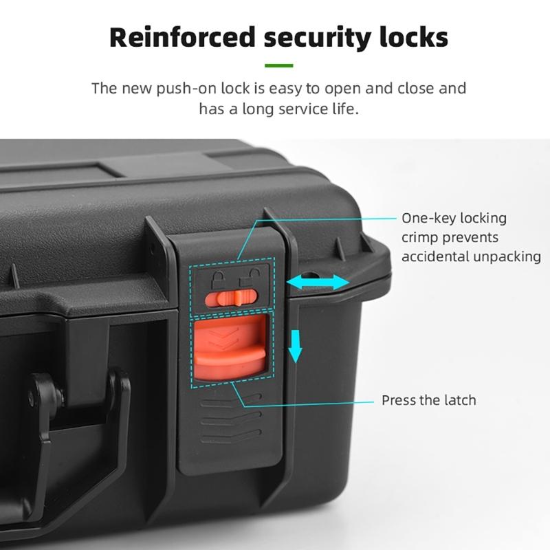 Waterproof Safety Storage Bag Explosion-proof Box Outdoor Hard Housing Container for Avata/Goggles2/GogglesV2