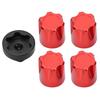4pcs RC Car Wheel   Center   M4 Nut Fit for    4/SCX10 90046 D90 1/10 1/8 RC Car