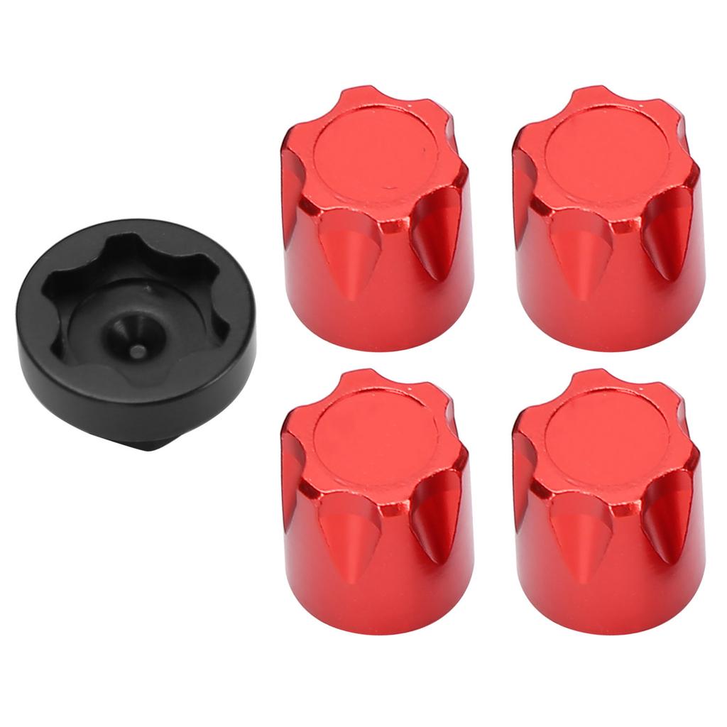 4pcs RC Car Wheel Center M4 Nut Fit for 4/SCX10 90046 D90 1/10 1/8 RC Car
