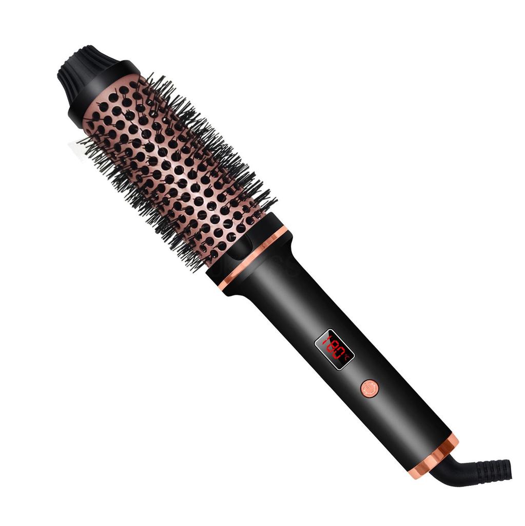 Cross-Border Hot-Selling Electric PTC Curling Iron & Roller Comb with Constant Temperature Control and OEM Customization Options.