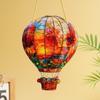 1 Stück Heißluftballon-Fänger Acryl Wandbehang Farbige Dekoration Innen Fensterdeko Hängende Kunst für Innen Außen