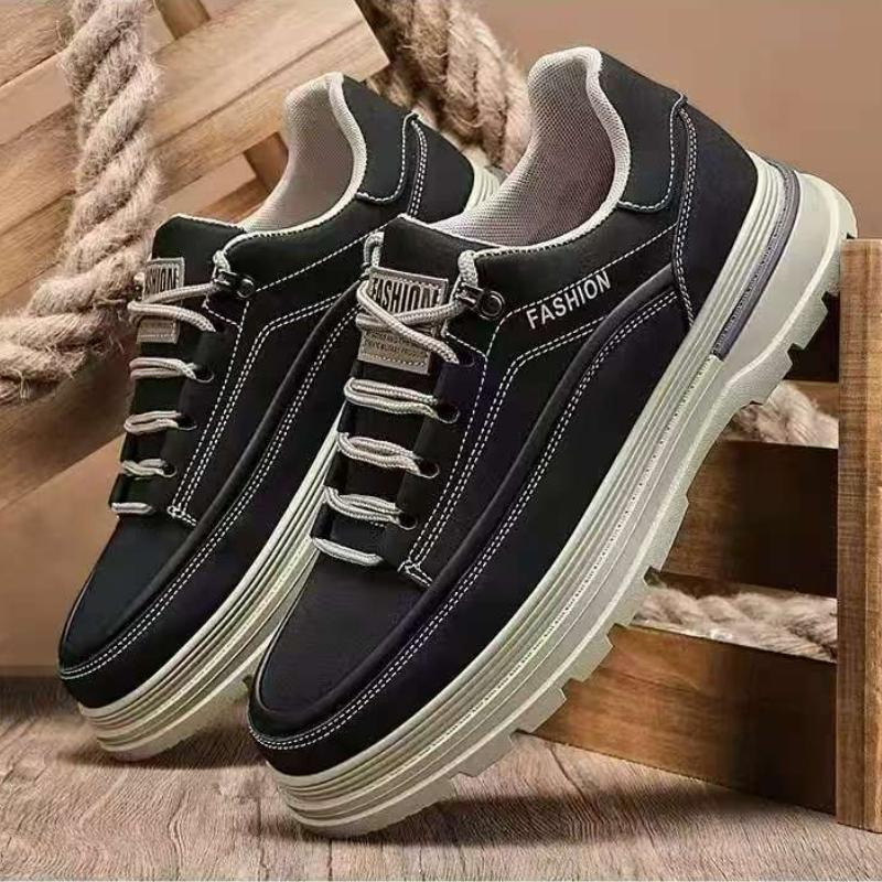 New Fashion Autumn And Winter Men's Low Top Martin Boots Students Male Boys Trending Soft Sole Work Shoes Labor Protection Martin Sneakers