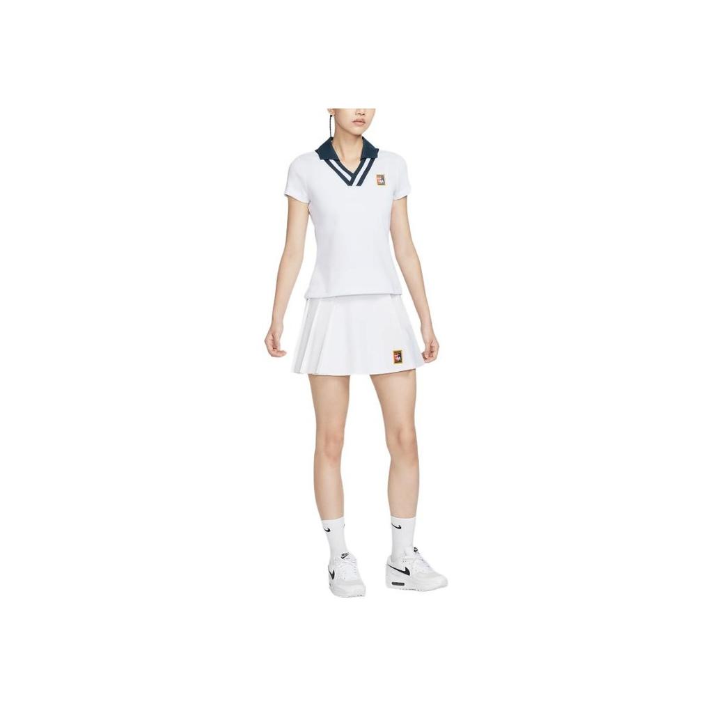 Nike Fashionable Comfortable Soft Pleated Casual Skirt Women Skirts White FZ0279-100
