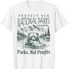 Protege Nuestros Parques Nacionales Desfinancia Parques Doge No Beneficios Camiseta