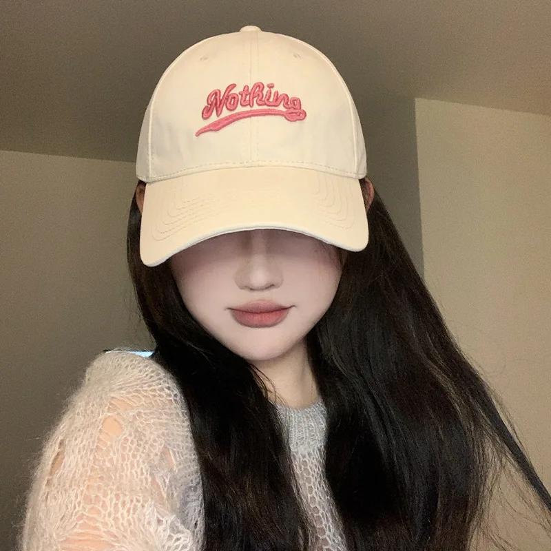 New Letters Embroidery Baseball Cap Women Soft Cotton Snapback Peaked Sun Hats Casual Sport Hip Hop Dad Trucker Caps
