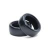 Tamiya Hop-Up Options No.2001 Fiber Molded Racing Tire Hard 24mm Width 2pcs 22001 Black