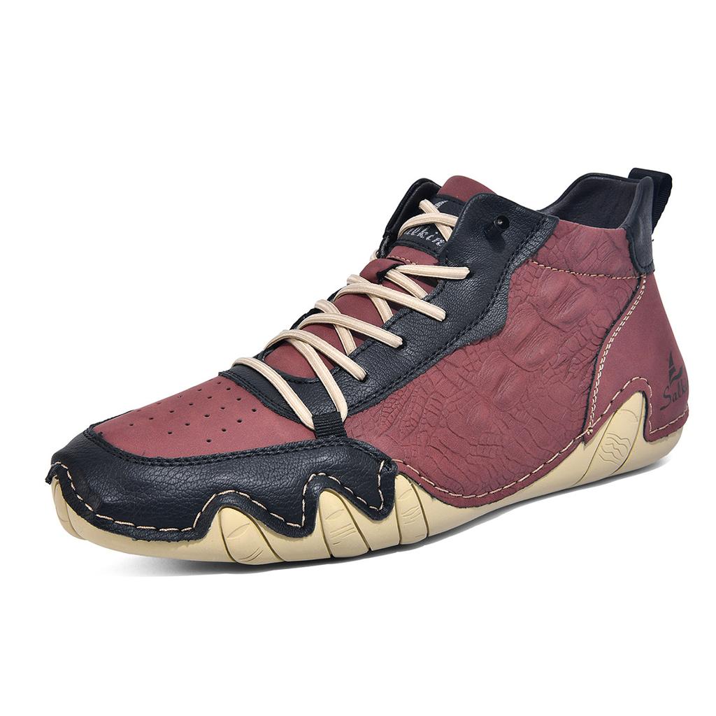 Chinese Octopus Martin Boots Spring and Autumn Men's Short Boots Outdoor Travel Handmade Casual Shoes