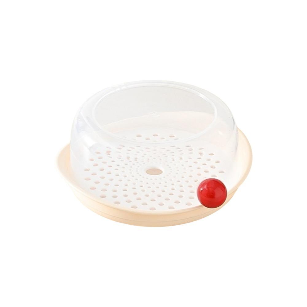 Large Capacity Microwave Heating Steamer Quick Cookware Rice Steamer  Steamed Dumplings бежевый