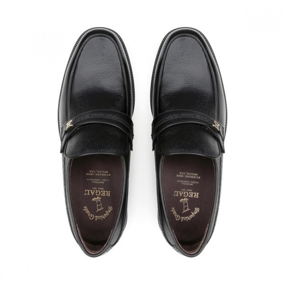 Kumkang Men Side Brogue Point Cushion Loafer Regslc6003k1x