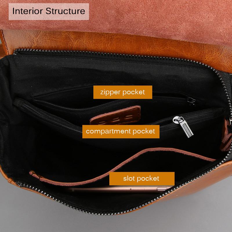 Mochilas femininas retrô 2025, mochila de couro legítimo, mochila de luxo simples para mulheres, bolsa transversal de ombro em couro bovino natural