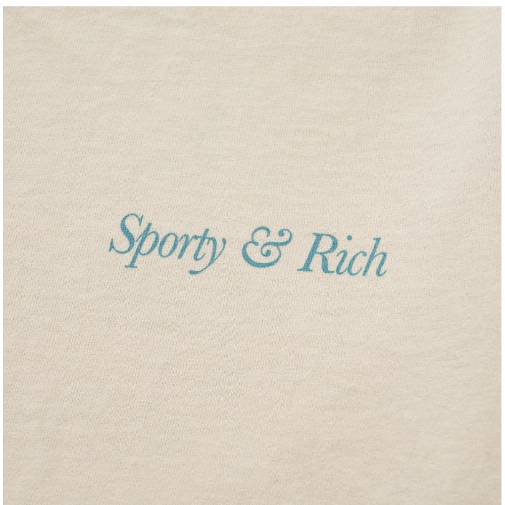 Sporty   Rich Ts834cr Hwcny Common Short Sleeve Tee