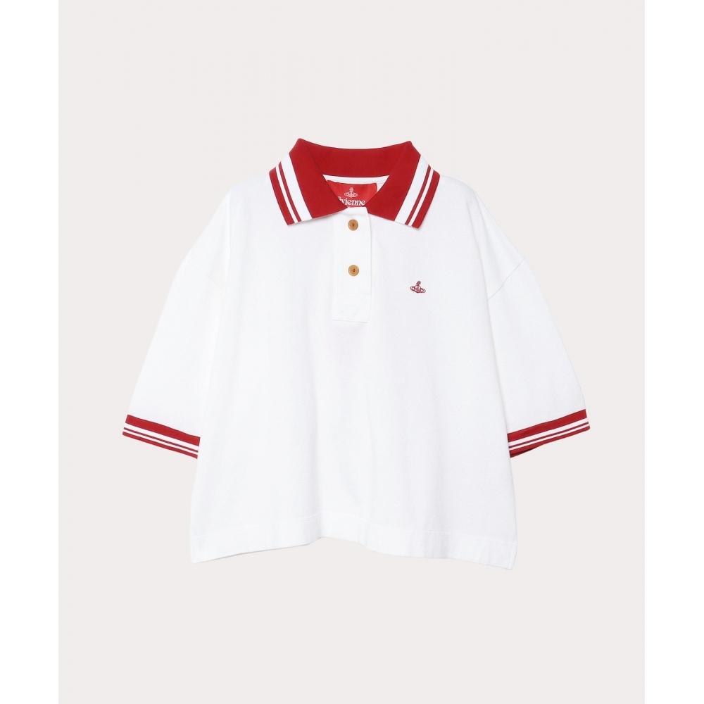 

Укороченный топ-поло Vivienne Westwood Japan Kanoko 1612342003 Белый