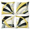 4Pcs Sage Green White Damask Floral Stripe Vintage Printed Pillow Cover Polyester Cushion Case 2D Flat Printing Pillowcase Now