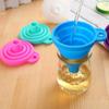Food Grade Silicone Folding Funnel, Portable Small Funnel, Multi-purpose Kitchen Pouring Oil Pouring Funnel
