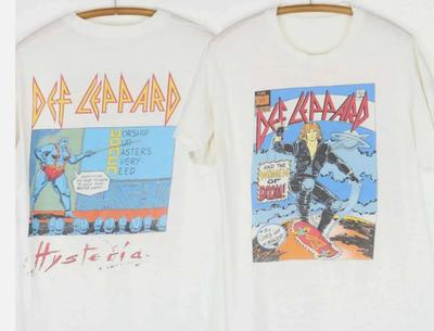 Vintage 1987 Def Leppard Hysteria Women Of Doom Tour Concert Rock Band T-Shirt