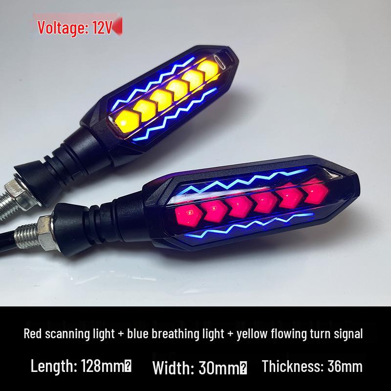 Semnalizatoare LED Universale pentru Motociclete Electrice, Lumini Flux, Pulsatorii și Scanante 12V, Accesorii Modificate.
