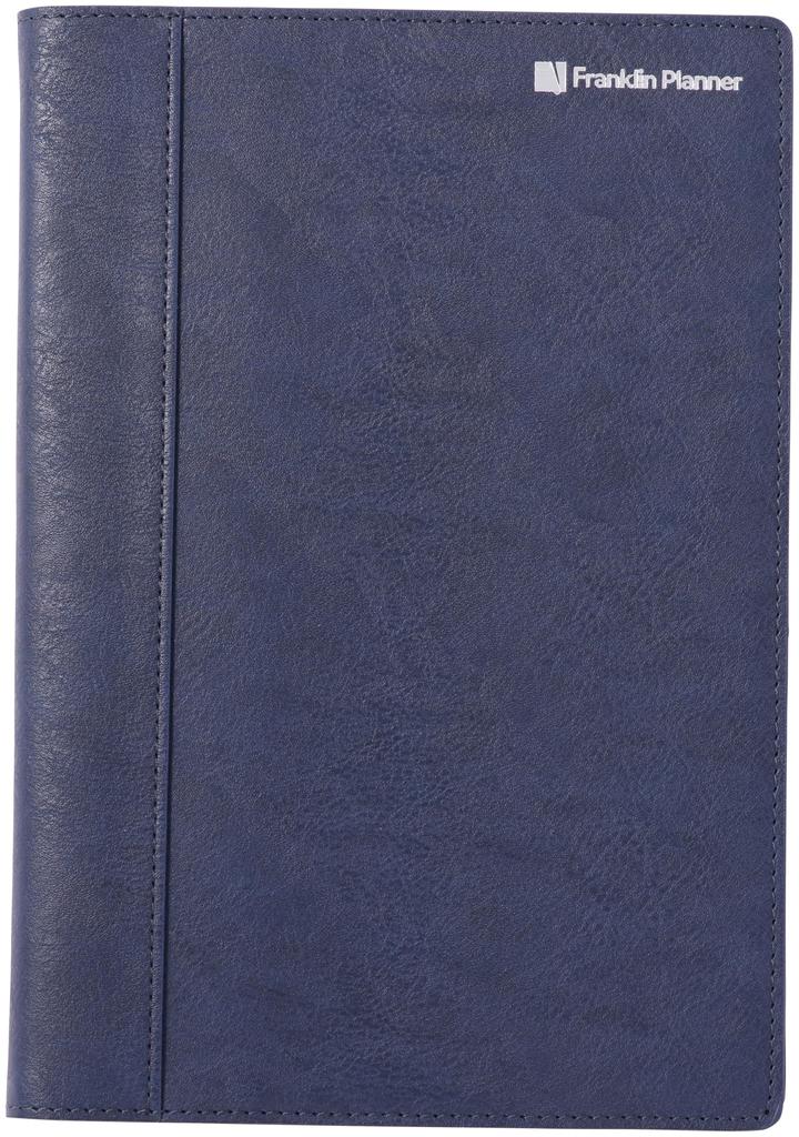 Franklin Planner Organizer 1 Page Per Day 2026 January Start B6 PU Navy 86546