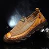 Men Mesh Sneakers Breathable Lightweight Upper Cushioned Non Slip Sole For Walking Travel Daily Summer Sport Comfortable Wear
