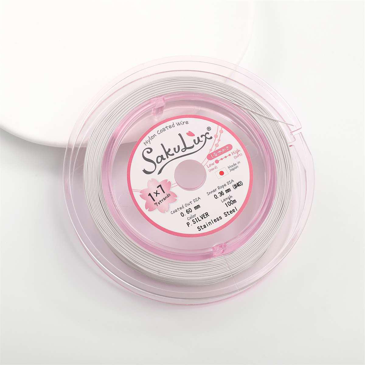 

Японський сталевий дріт, що зберігає колір, для прикрас ручної роботи: Перли, Золото, Срібло для сережок, браслетів, дротяної обмотки та біжутерії 1m per pack