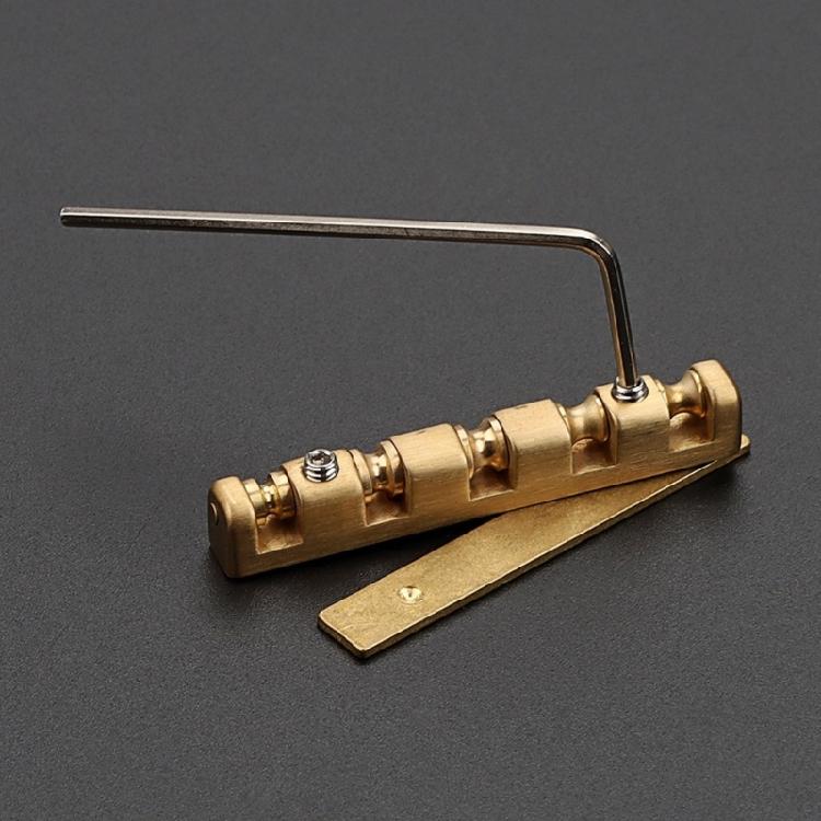 5 String Basses Nut Adjustable Brass Roller Nut for Electric Acoustics Basses