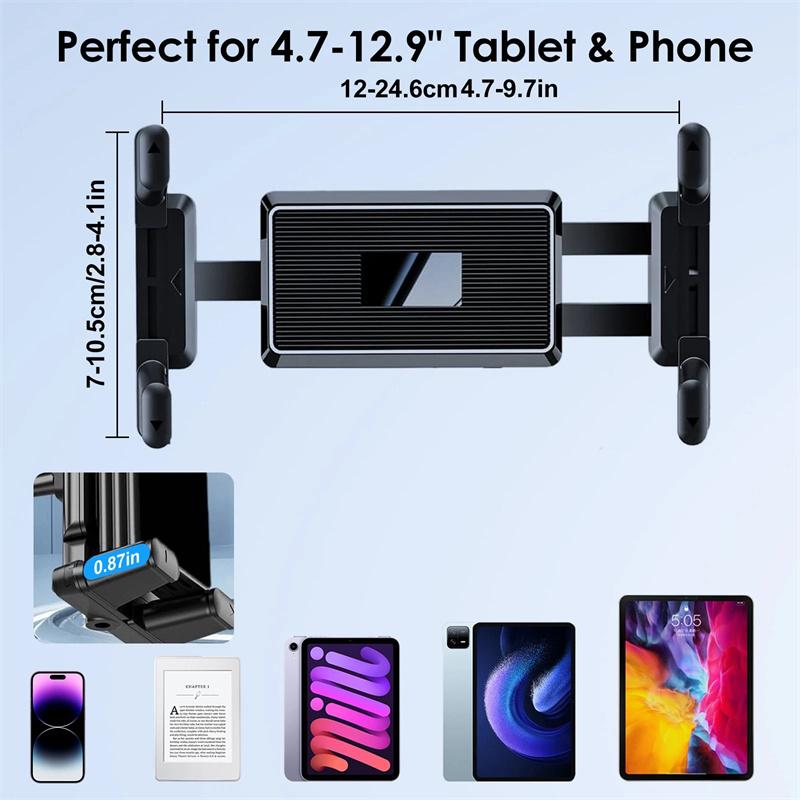 Mount Tablet Stand Stretchable Arm Cell Phone Wall Holder Adjustable Nailed Wall Stand For Phone Universal 4.7-13 Inch