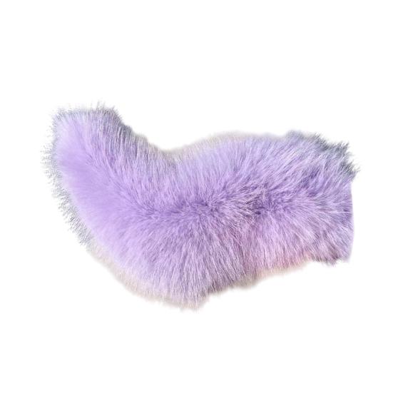 Faux Fur Electric Wagging Tail for Car, Remote Control Moving Tail Decoration, Rechargeable Detachable Auto Accessory for Anime Cosplay