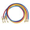 3 Pcs AC Refrigerant Charging Hose with Ball Valve 500PSI Air Conditioning Manifold Hose 1 4in Thread 60in for Cars RVs