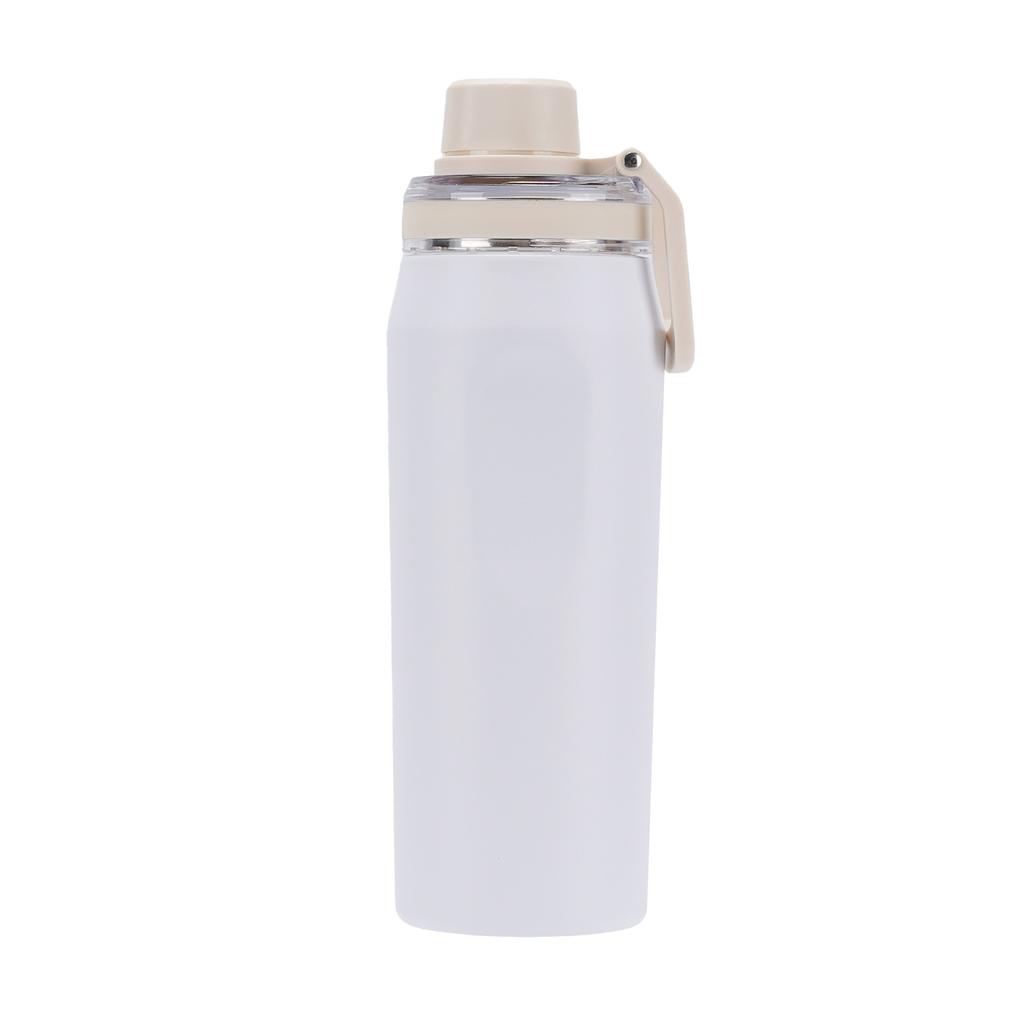 450-1000ml 304 Stainless Steel Sports Water Bottle, Large Capacity Vacuum Insulated Flask with Carry Handle for Hiking Gym