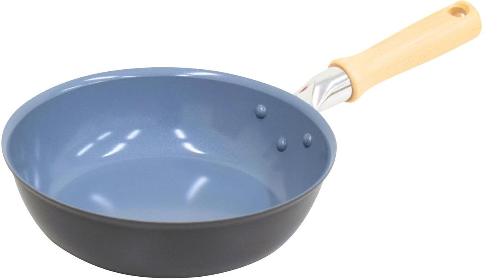 

Urushiyama Metal Industry 20cm Frying Made in Ceramic Lightweight Aluminum Stylish Dark Brown Seraphim Pan, Japan, Heat-Resistant Coating, PFOA-Free, серый