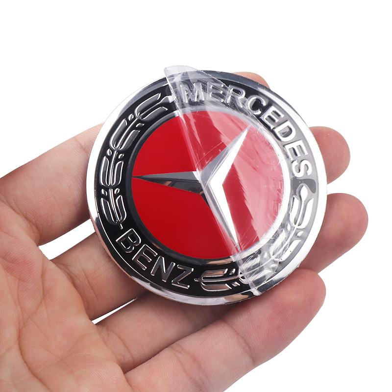 56/60/65MM Car Sticker Wheel Center Covers Hub Cap Emblem Decoration Decal for Mercedes Benz AMG W212 W204 W211 W124 A B S Class