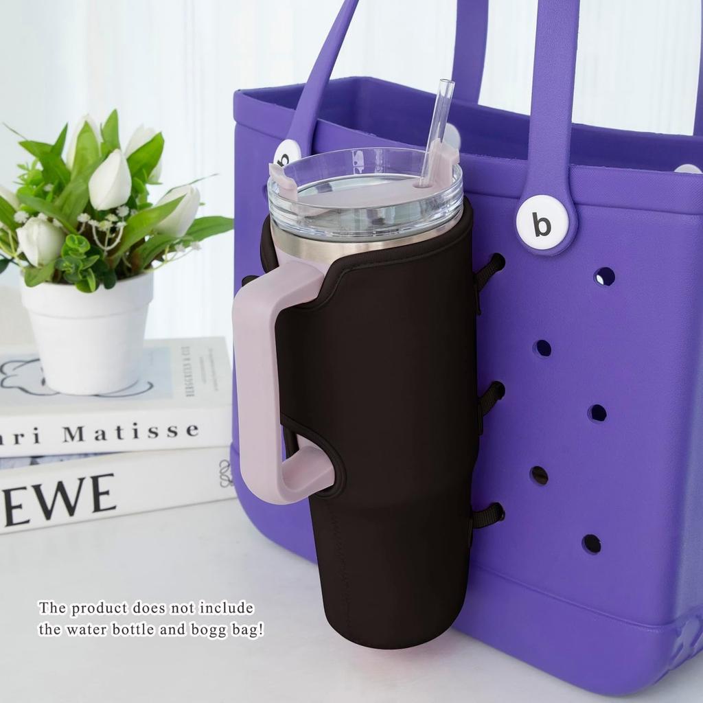 portable DIY 2 colors cup bottle water holder set storage organizer box case for 40OZ on beach bag fit for bogg bag accessories
