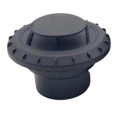 Sortie d'air rotative noire 60 mm 75 mm pour chauffage de stationnement diesel, conduit de climatisation pour intérieur de voiture, camion, camping-car, VR
