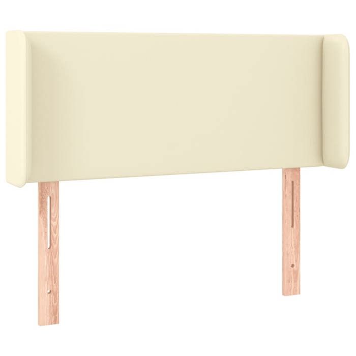 Maison Exclusive - Tête de lit avec oreilles Crème 103x16x78/88 cm Similicuir