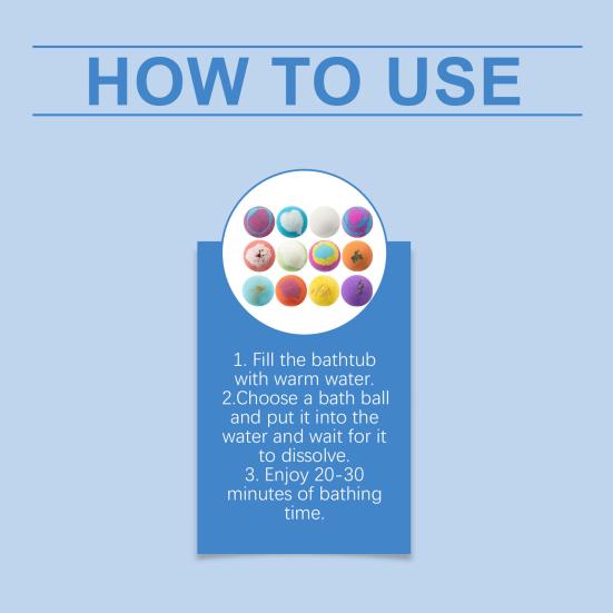 12Pcs Bath Bombs Set with Toy Fizzy Spa Ball for Kids Adults Moisturizing Skin-Softening Portable Travel Relaxation Kit for Beach Pool Home