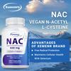 NAC 600 mg - N-acetylcystein - Zdraví dýchacích cest, Plíce, Čištění jater a ledvin