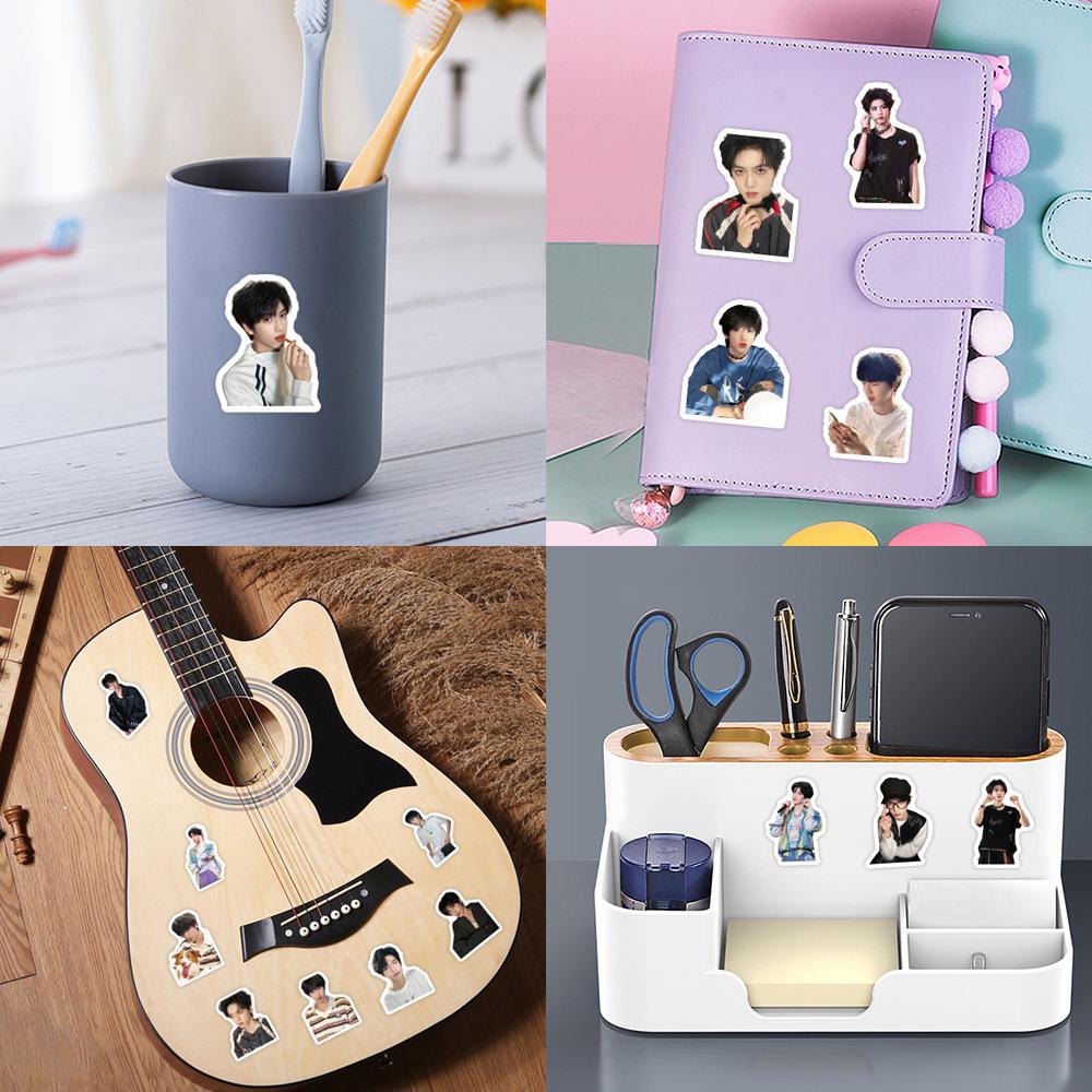 105 New Style Zhang Guiyuan Celebrity Graffiti Stickers: Skateboard & Notebook Decor, Cartoon Personality Stickers