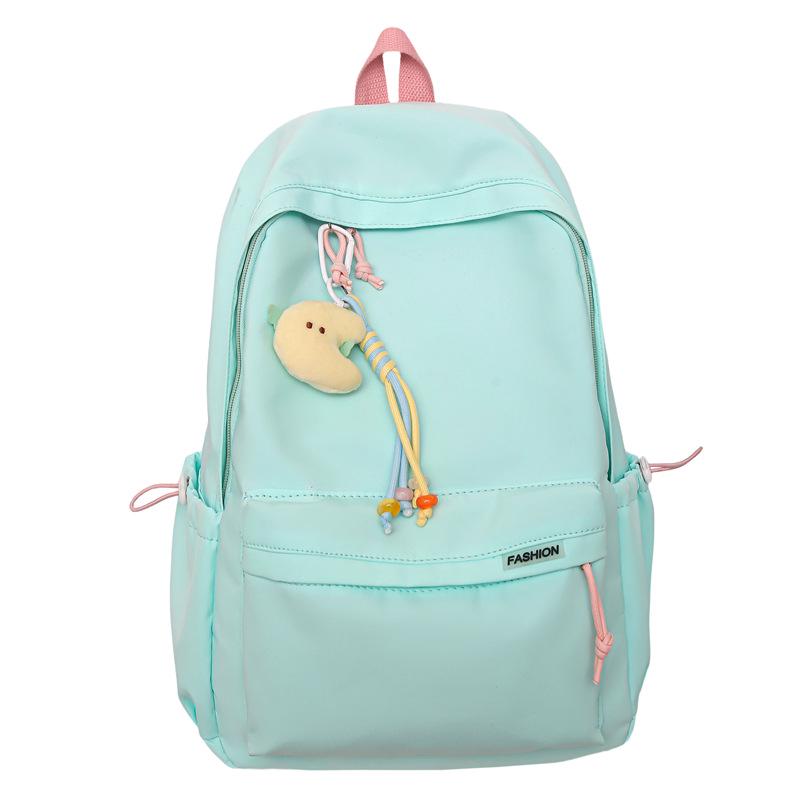Zaino versatile in tinta unita: Leggero e Semplice per Studenti delle Scuole Medie e Superiori.