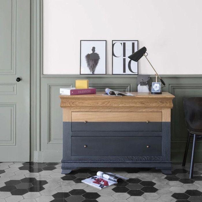 Peinture Décorative - LIBERON - Les Noirs Nuance - Noir Et Bleu - Brillant - 500 ML