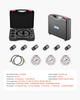 VEVOR Hydraulic Nitrogen Accumulator Charging Kit, All-in-One Nitrogen Fill Kit, Pressure Test System with 3 Gauges (100, 250, 400 Bar)